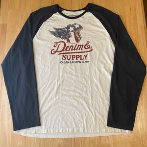 Ralph Lauren Denim & Supply Baseball Tee
